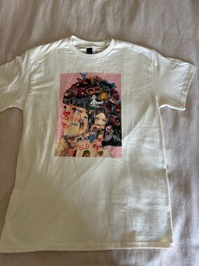 Popkiller Los Angeles Graphic Art T-Shirt – White – NWT (No Tags) Size Medium